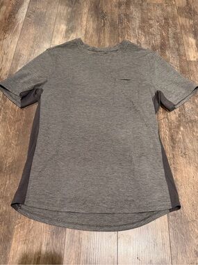 lululemon athletica Heather Gray Short-Sleeve Crew Tee